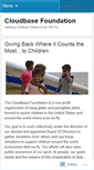 Mobile Screenshot of cloudbasefoundation.wordpress.com
