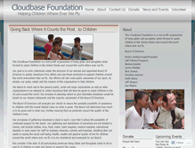 Tablet Screenshot of cloudbasefoundation.wordpress.com