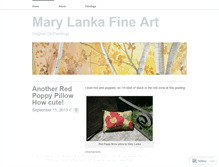 Tablet Screenshot of marylankaartist.wordpress.com