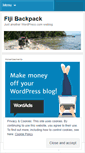 Mobile Screenshot of fijibackpack.wordpress.com