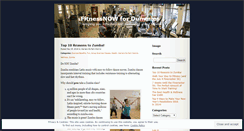 Desktop Screenshot of fitnessnowfordummies.wordpress.com