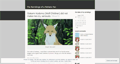 Desktop Screenshot of patheticfan.wordpress.com