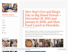 Tablet Screenshot of michelehaines.wordpress.com