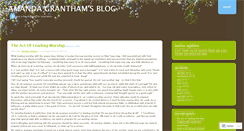 Desktop Screenshot of amandagrantham.wordpress.com