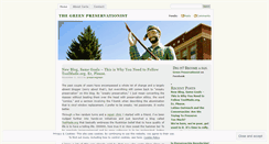 Desktop Screenshot of preservegreen.wordpress.com