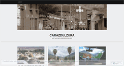 Desktop Screenshot of carazdulzura.wordpress.com