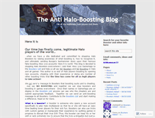 Tablet Screenshot of antihaloboostingblog.wordpress.com