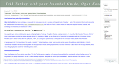 Desktop Screenshot of istanbultourguide.wordpress.com