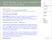 Tablet Screenshot of istanbultourguide.wordpress.com