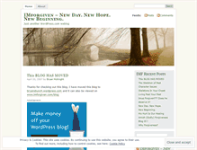 Tablet Screenshot of imforgiven.wordpress.com
