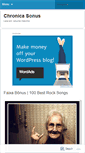 Mobile Screenshot of chronicasonus.wordpress.com