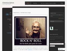 Tablet Screenshot of chronicasonus.wordpress.com