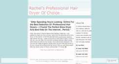 Desktop Screenshot of professionalhairdryer.wordpress.com