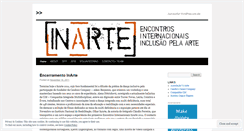 Desktop Screenshot of encontrosinarte.wordpress.com