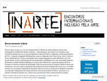 Tablet Screenshot of encontrosinarte.wordpress.com