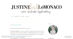 Desktop Screenshot of justinelorelle.wordpress.com