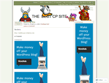 Tablet Screenshot of cpbestsite.wordpress.com