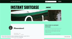 Desktop Screenshot of instantsuitcase.wordpress.com