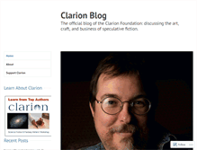 Tablet Screenshot of clarionfoundation.wordpress.com