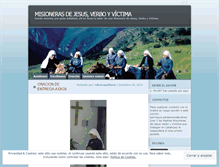 Tablet Screenshot of misionerasdejesus.wordpress.com