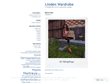 Tablet Screenshot of lindenwardrobe.wordpress.com