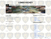 Tablet Screenshot of lomashockey.wordpress.com
