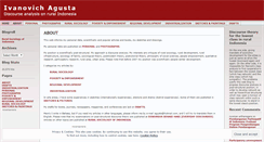 Desktop Screenshot of ivanagusta.wordpress.com