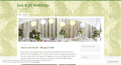 Desktop Screenshot of jackandjillweddings.wordpress.com