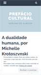 Mobile Screenshot of prefaciocultural.wordpress.com