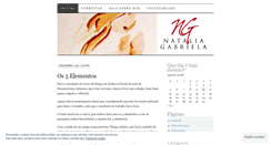 Desktop Screenshot of nataliagabriela.wordpress.com