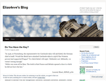 Tablet Screenshot of elias4eve.wordpress.com