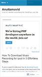 Mobile Screenshot of anuttamavid.wordpress.com