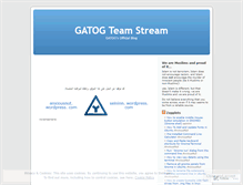 Tablet Screenshot of gatog.wordpress.com