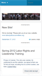 Mobile Screenshot of laborjusticecommittee.wordpress.com