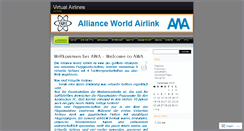 Desktop Screenshot of allianceworldairlink.wordpress.com
