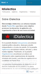 Mobile Screenshot of idialectica.wordpress.com