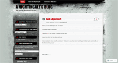 Desktop Screenshot of anightingalesblog.wordpress.com