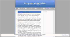 Desktop Screenshot of partyann.wordpress.com