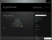 Tablet Screenshot of norskfitte.wordpress.com