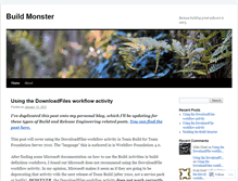 Tablet Screenshot of buildmonster.wordpress.com