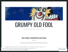 Tablet Screenshot of grumpyoldfool.wordpress.com