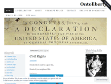 Tablet Screenshot of ontoliberty.wordpress.com