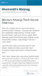Mobile Screenshot of ilhamaidit.wordpress.com