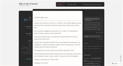 Desktop Screenshot of blipinthecosmos.wordpress.com