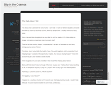 Tablet Screenshot of blipinthecosmos.wordpress.com