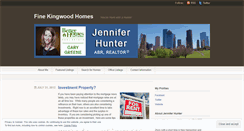 Desktop Screenshot of jenniferhousehunter.wordpress.com