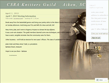 Tablet Screenshot of csraknits.wordpress.com