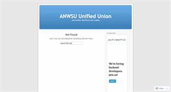 Desktop Screenshot of anwsu.wordpress.com