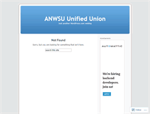 Tablet Screenshot of anwsu.wordpress.com