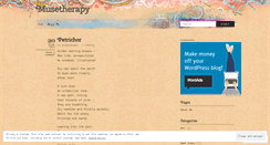 Desktop Screenshot of musetherapy.wordpress.com